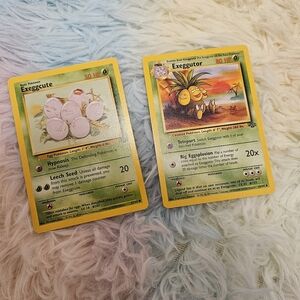Exeggutor and Exeggcute Pokémon Cards